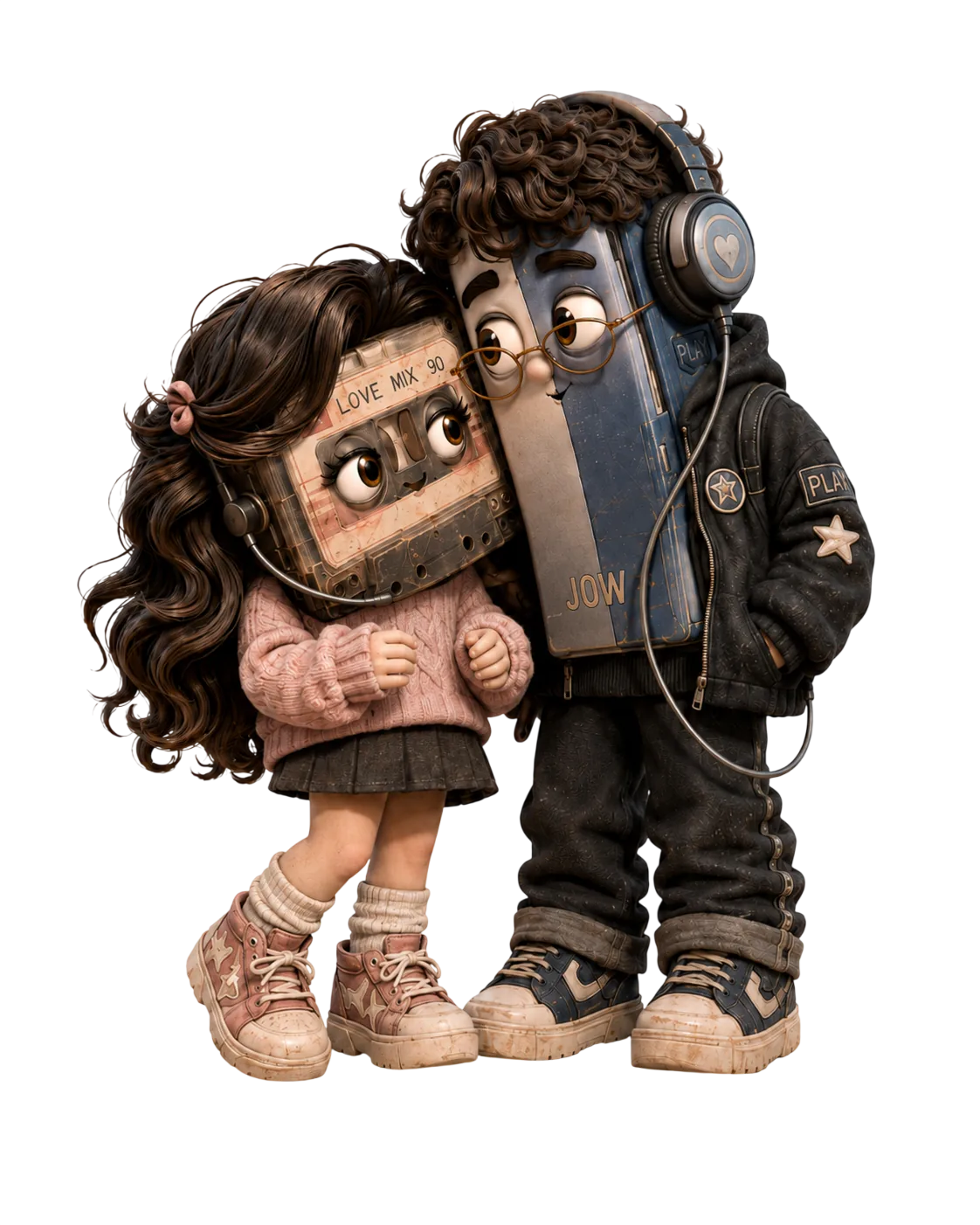 Render o referencia visual de JOW & ANDREW en Retroville