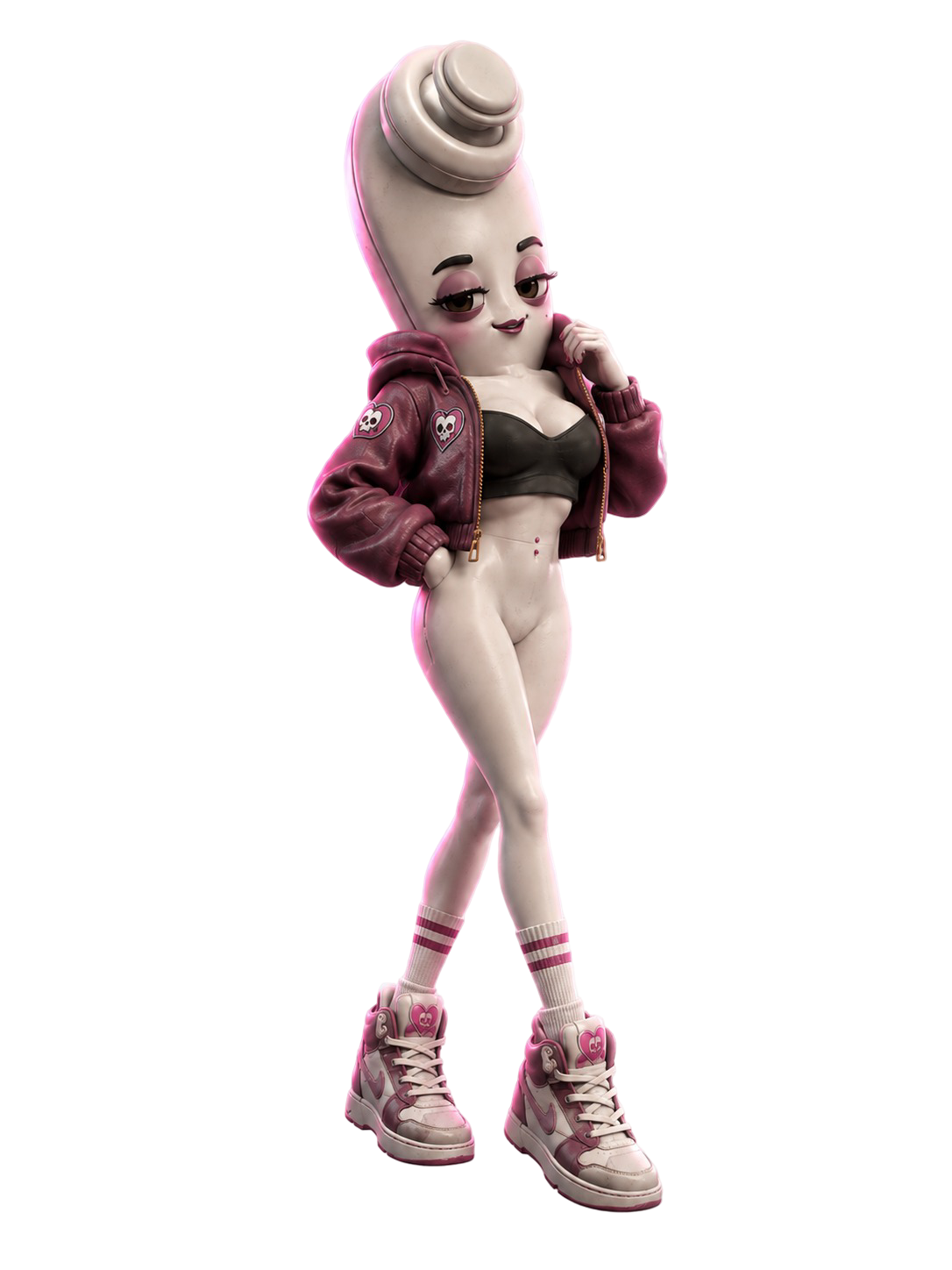 Render de Luna, personaje de Retroville