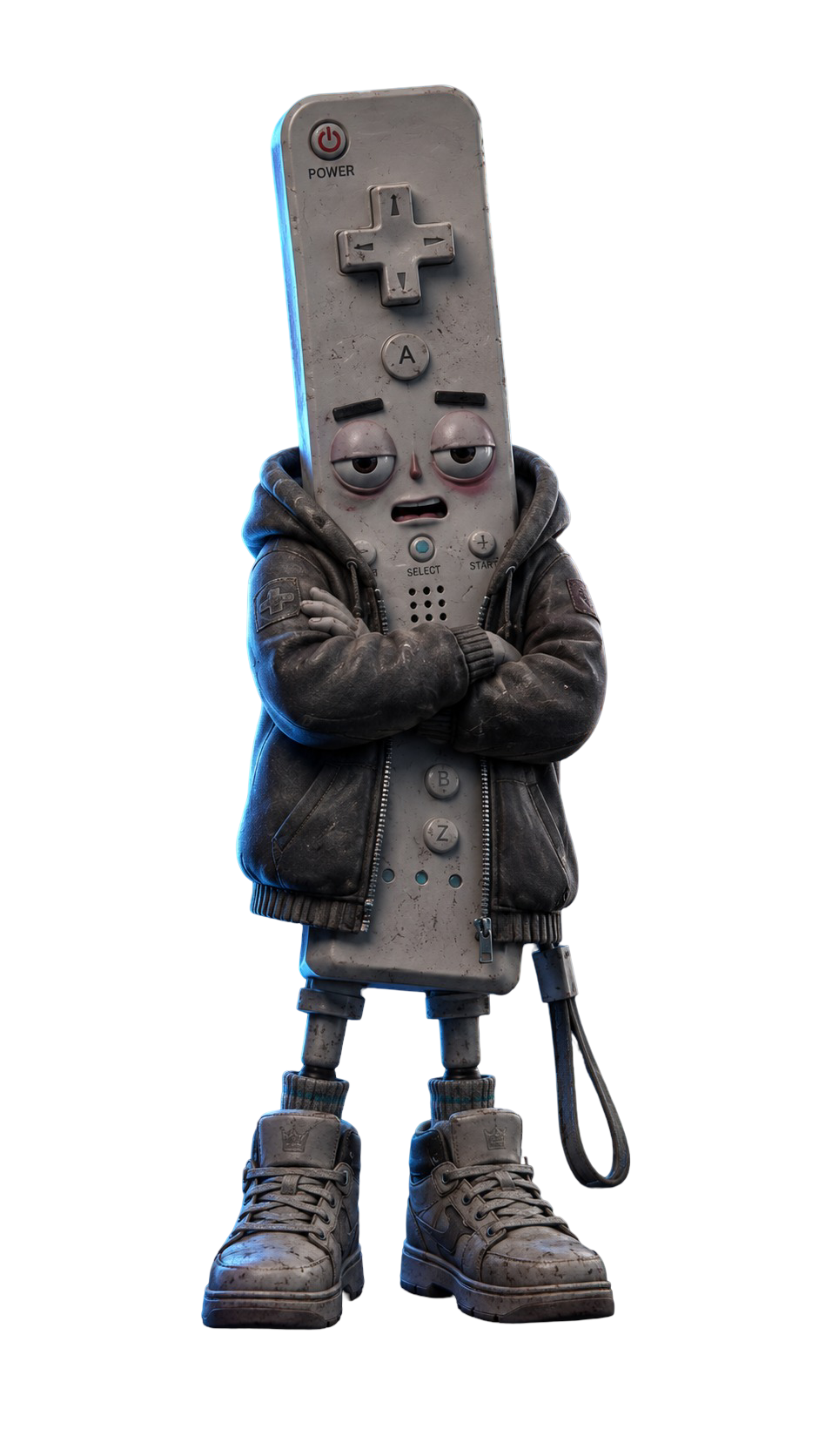 Render de NOX, personaje principal de Retroville