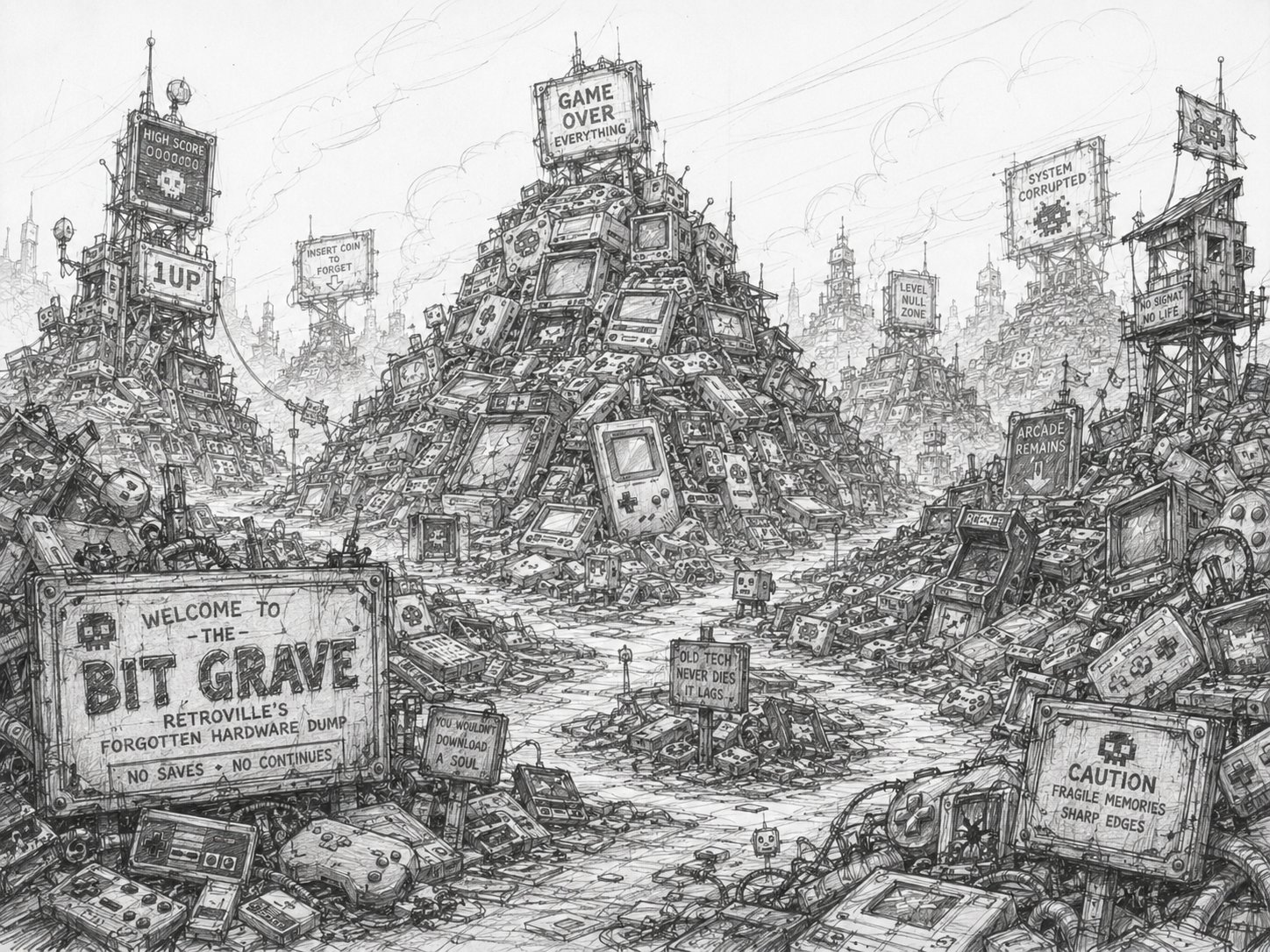 Concept art de Bit Grave en Retroville